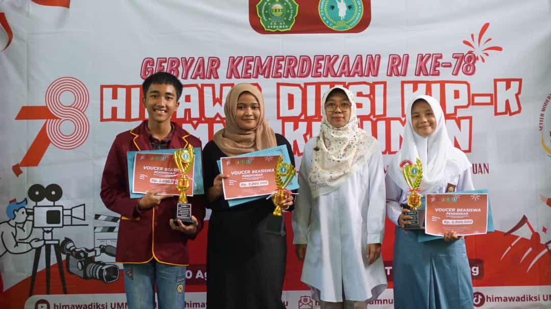 Kemeriahan dan Semangat Patriotisme Membara di UMNU Kebumen: Gebyar Kemerdekaan Himawa Diksi KIP Kuliah