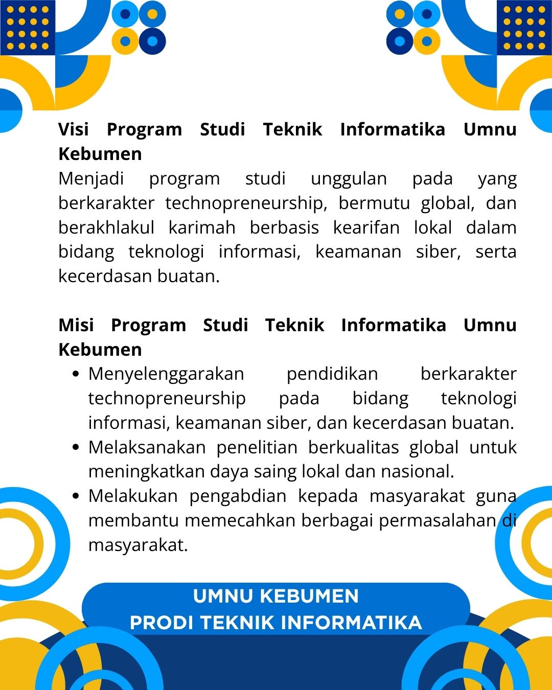VISI MISI