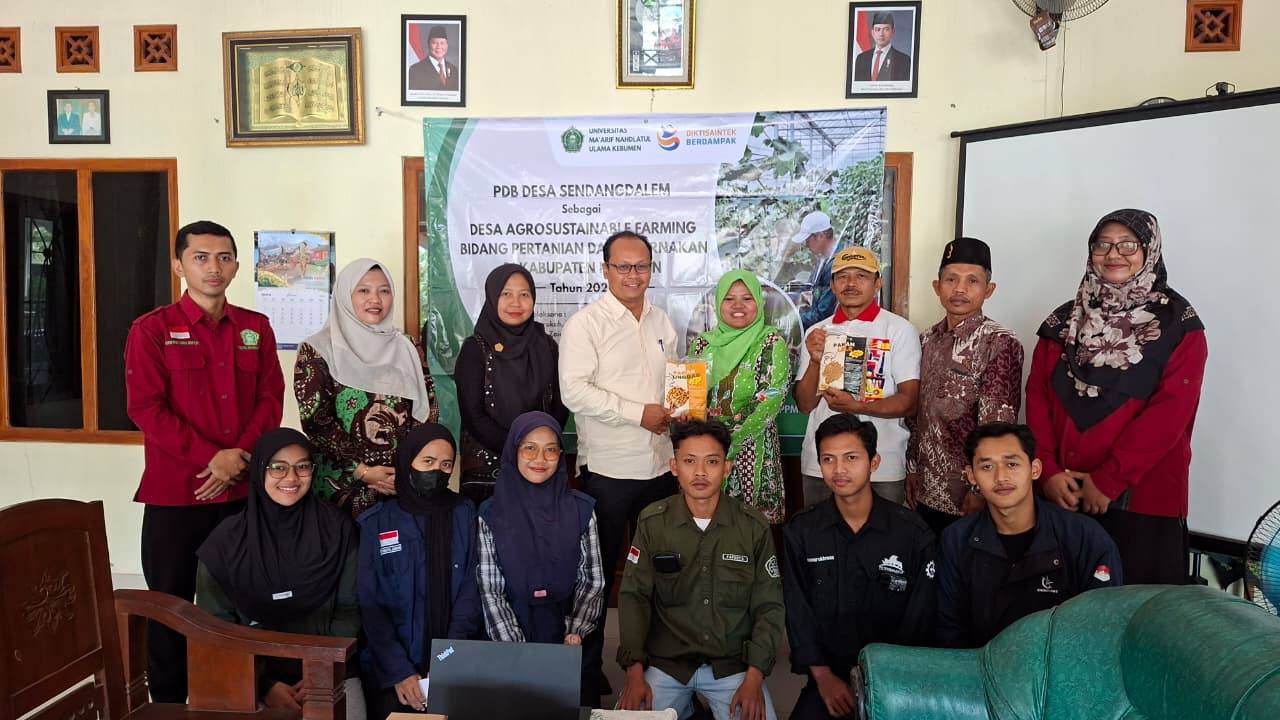 Wujudkan Desa Agrosustainable Farming, Tim Penjamin Mutu UMNU Kebumen Evaluasi Program Pengabdian di Sendangdalem
