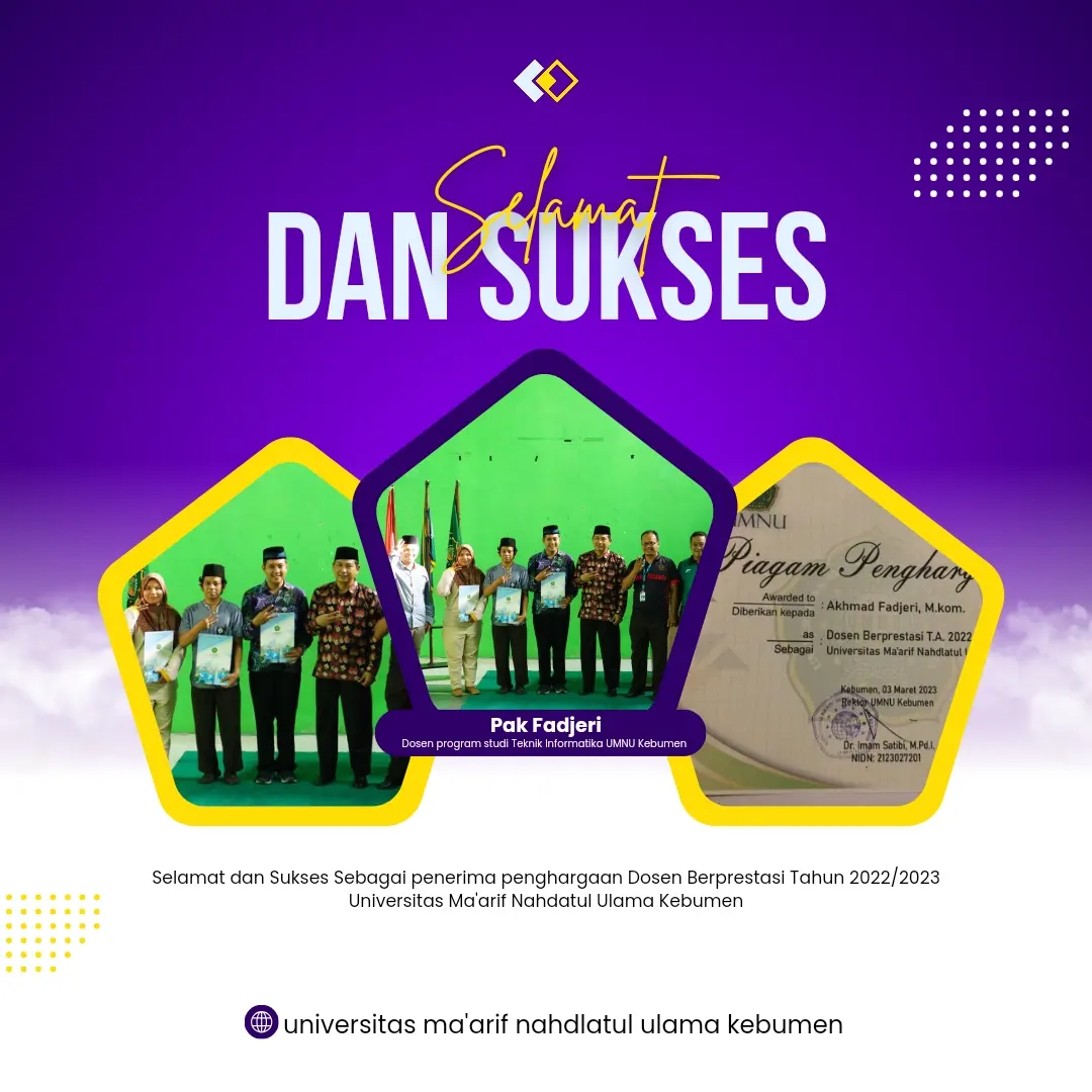 Dedikasi Berbuah Apresiasi, Akhmad Fajderi Raih Penghargaan Dosen Berprestasi 2022/2023