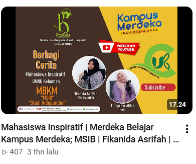 Merdeka Belajar Kampus Merdeka (MSIB): Fikanida Asrifah